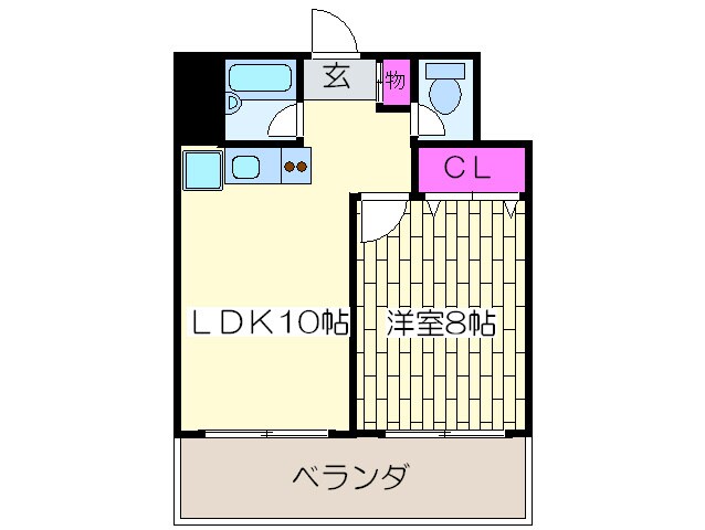 モンテベルデ北田辺（２・３Ｆ）の物件間取画像