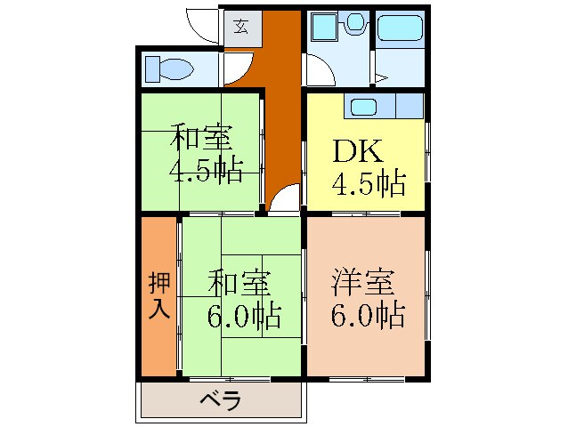 物件間取画像