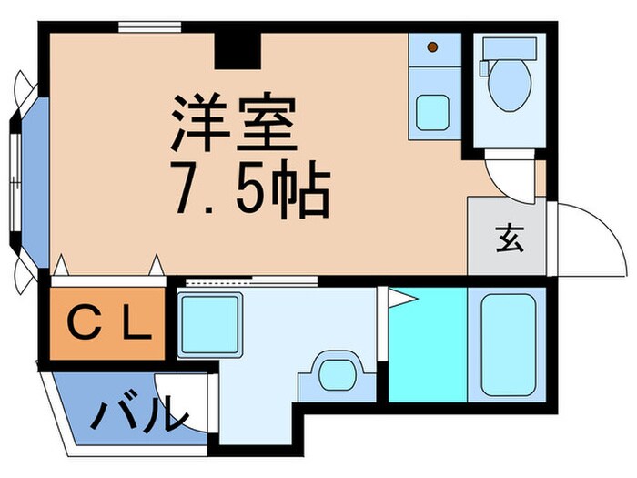 ｶｰｻ花やしきパート６の物件間取画像