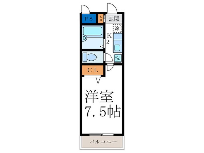 ヴィラ三晃の物件間取画像