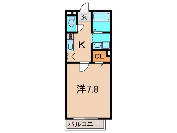 ディ－フレア南本町の物件間取画像