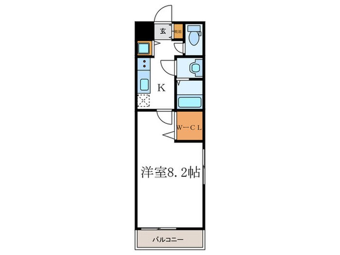 ﾍﾞﾗｼﾞｵ雅び京都洛北ｶﾞｰﾃﾞﾝ(320)の物件間取画像