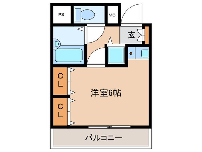 コーポ陣内Ⅲの物件間取画像