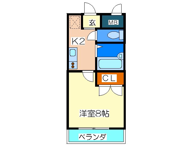 アーバンシティ上本町の物件間取画像