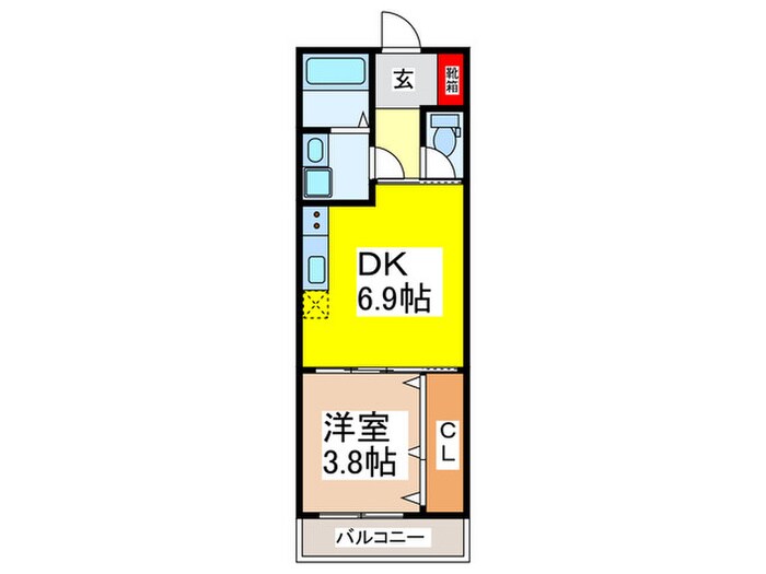 ノイヴェル吉田の物件間取画像