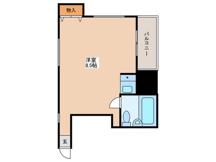 ハイツ大東の物件間取画像