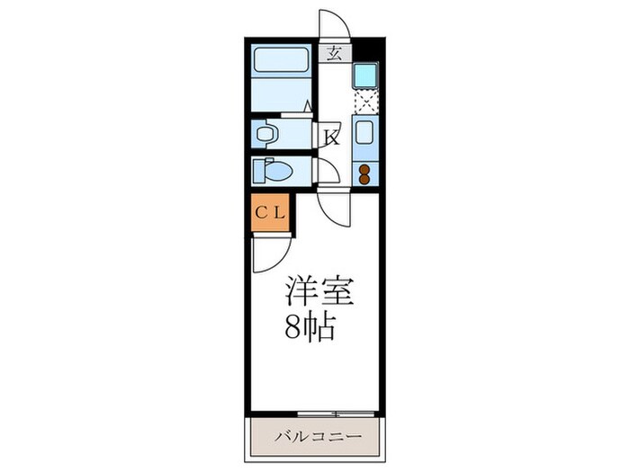 アドミ西院の物件間取画像