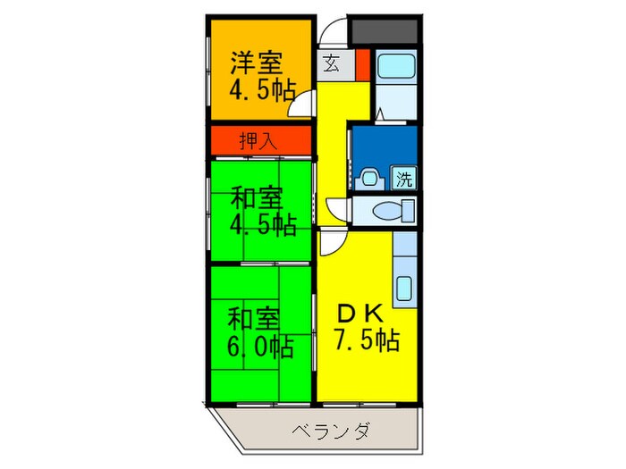 レクシア布施の物件間取画像