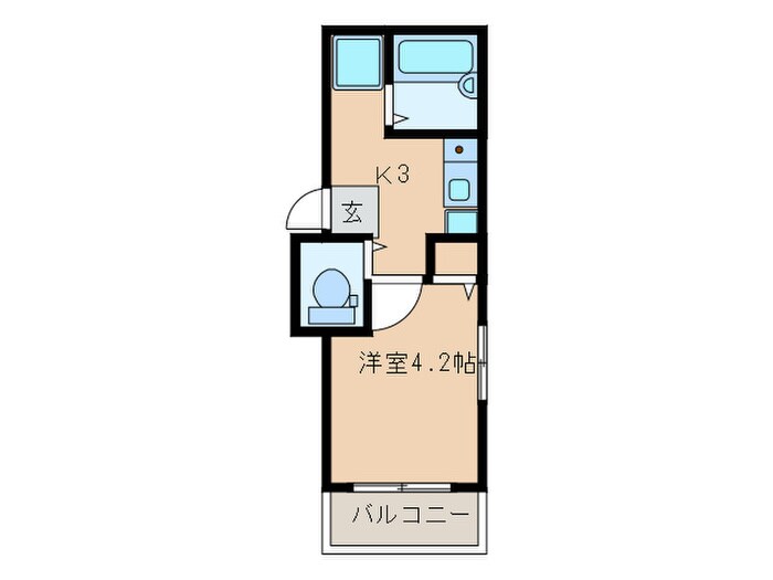 サンクレセントの物件間取画像