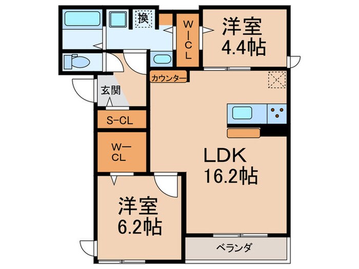 仮)D-ROOM東住吉区中野2　東棟の物件間取画像