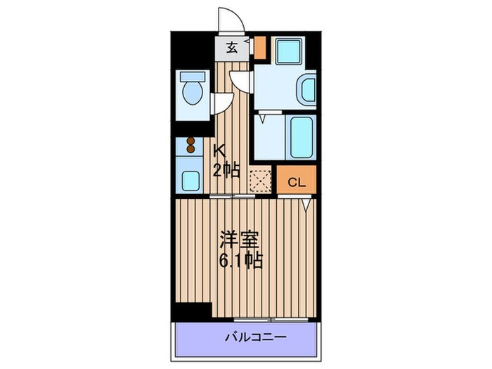 アジリア天満橋の物件間取画像