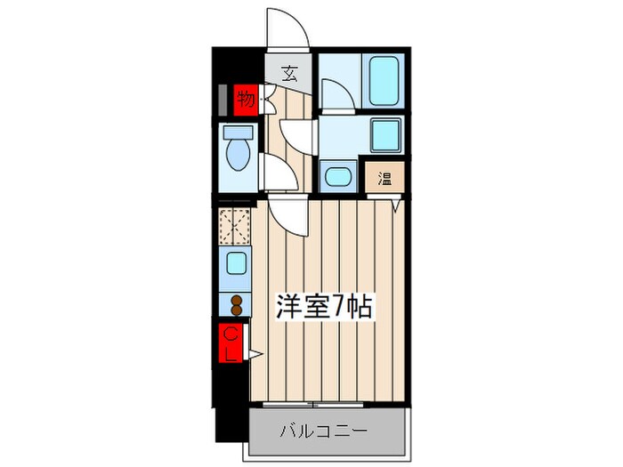 レジデンス本町の物件間取画像