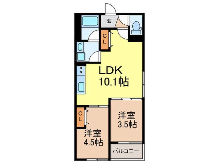 仮）寝屋川市香里南之町ＡＰの物件間取画像