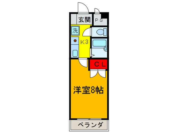 ミモザコート菱屋西の物件間取画像