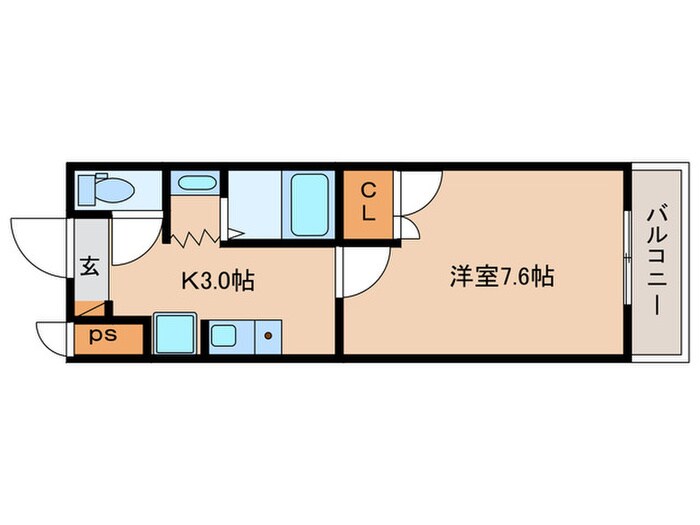アローハイツの物件間取画像