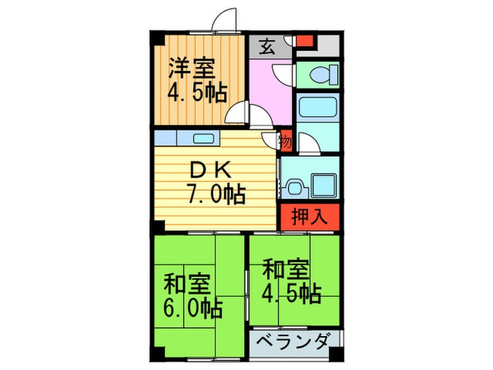 物件間取画像