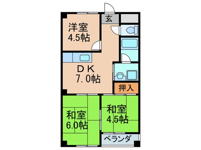 物件間取画像