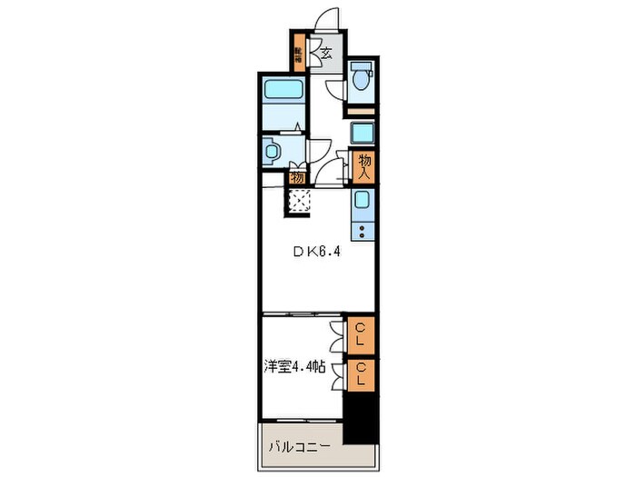 コンフォリア北堀江一丁目の物件間取画像