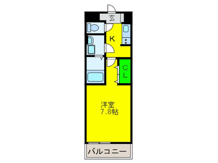 グランディール鳳の物件間取画像