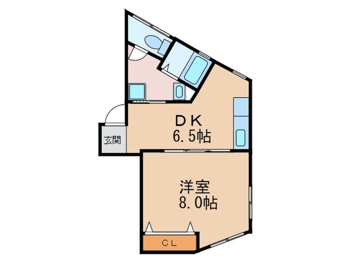 福島ビルの物件間取画像