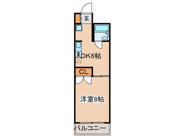 ジオナ松屋町の物件間取画像