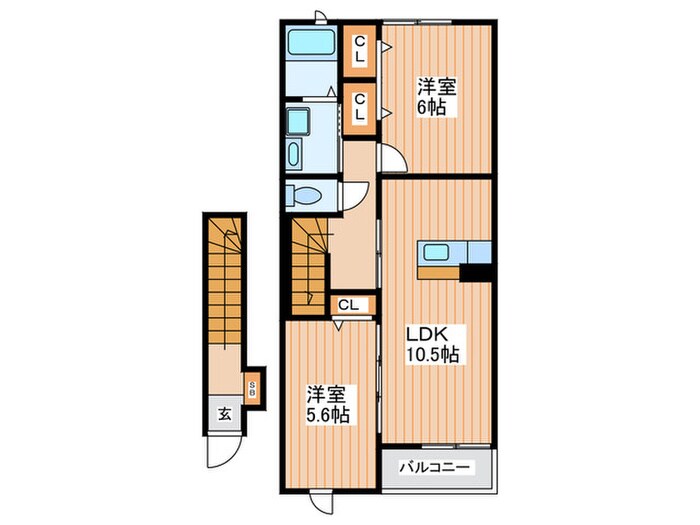 ジェルメ四宮の物件間取画像