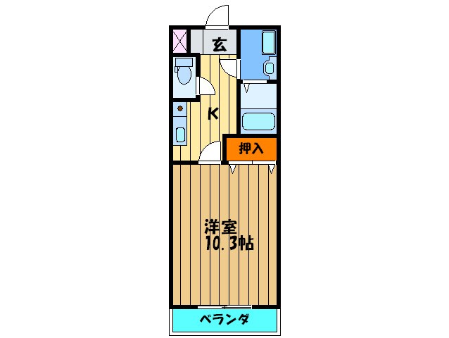 コンフォール柳田の物件間取画像