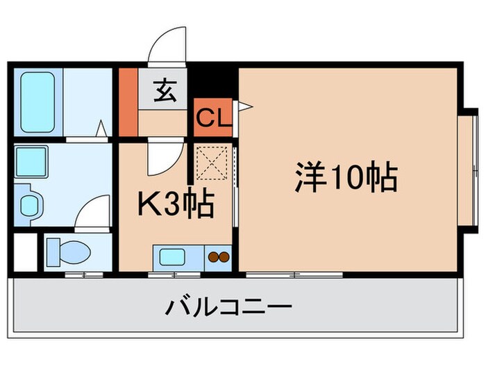 ウィスティリアコ－ト神戸Ⅱの物件間取画像