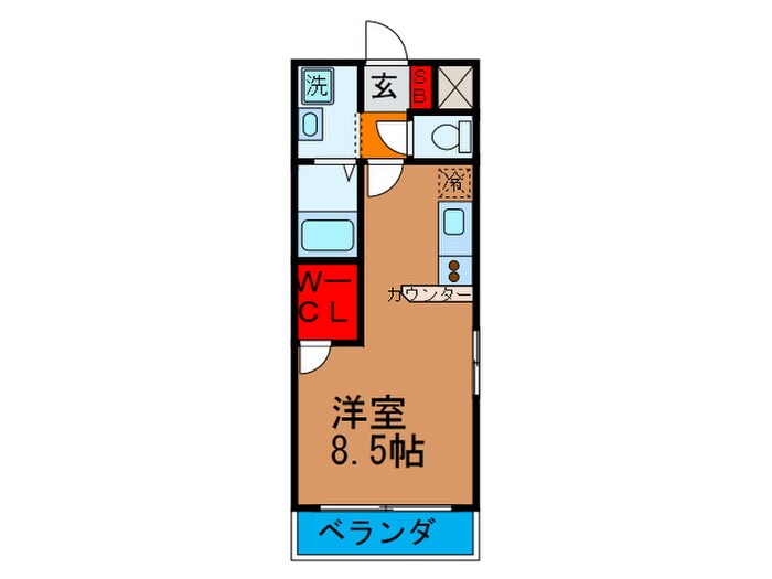 アンプル－ルフラ－リッシュの物件間取画像