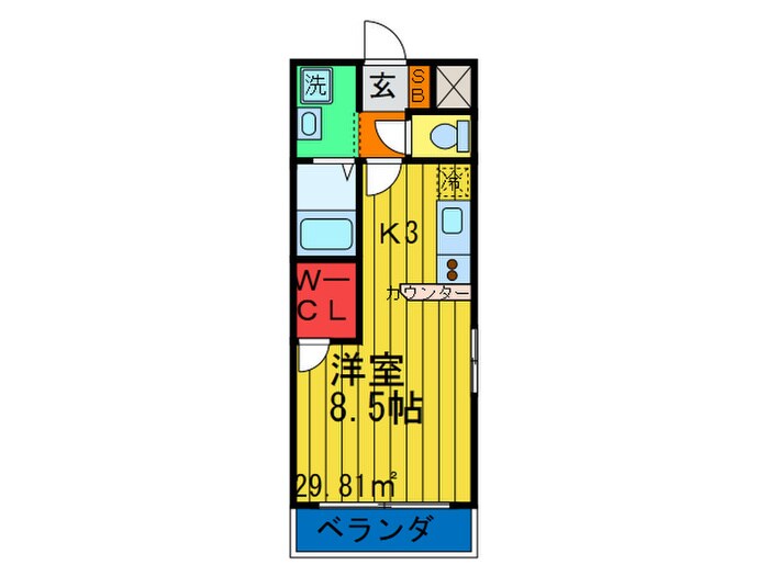 アンプル－ルフラ－リッシュの物件間取画像