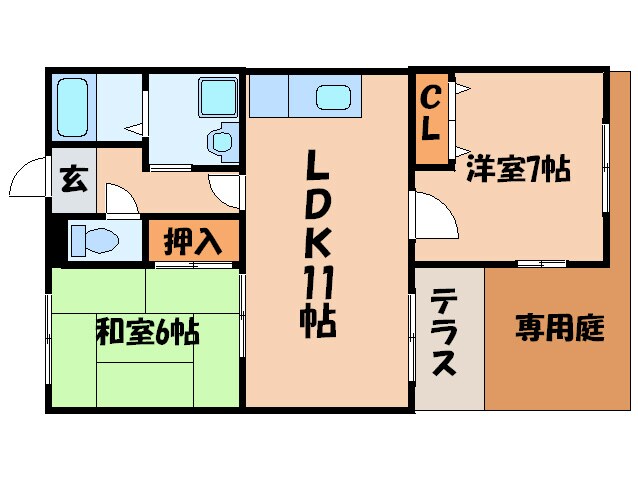 アルビラ－ジュの物件間取画像