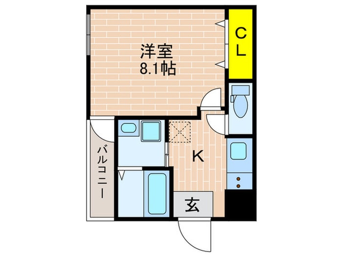 フジパレス神戸本町ウエストの物件間取画像