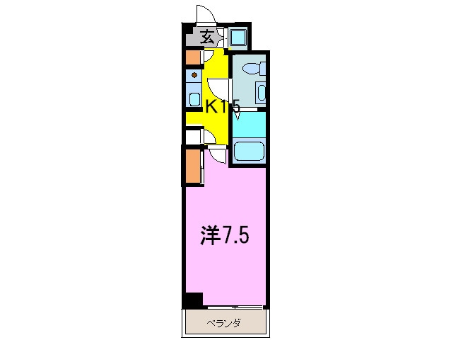 Ａｖｉｏｎ　７Ｍ８の物件間取画像