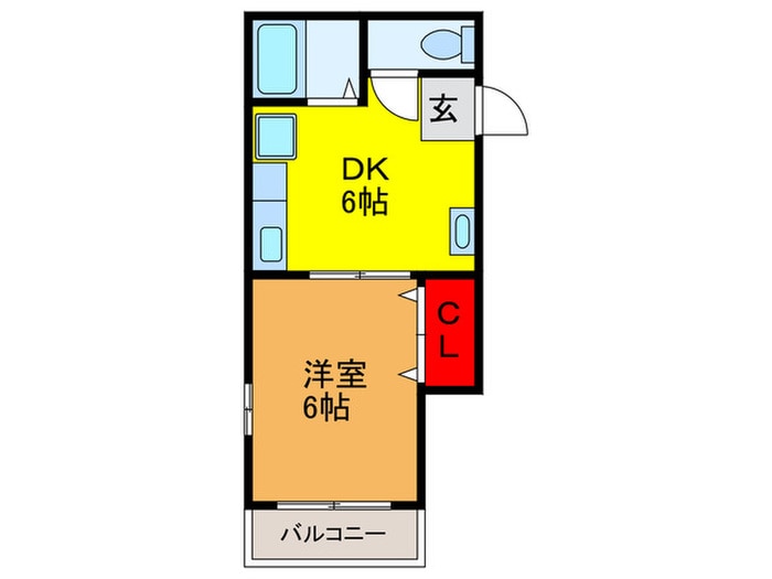 メゾンコスギの物件間取画像