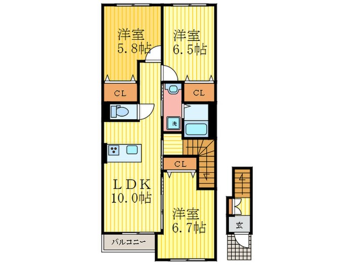 CONTRAILの物件間取画像