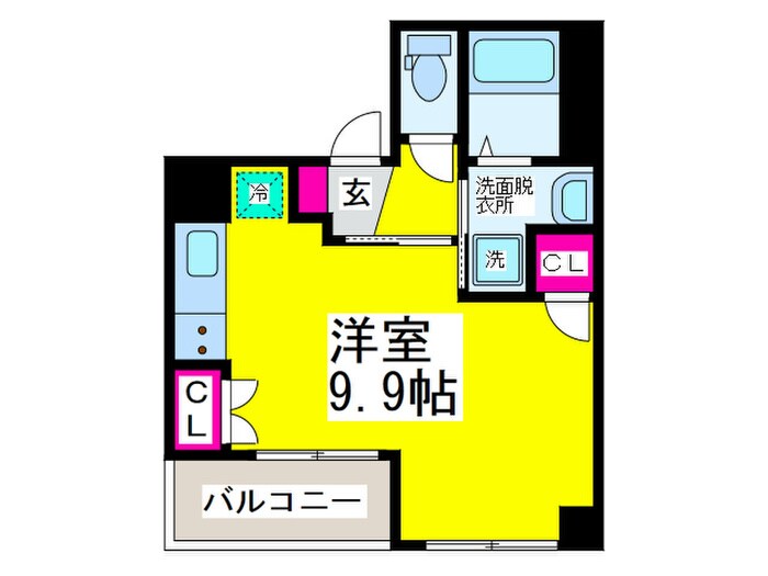 ヴィラペントハウス堺東の物件間取画像