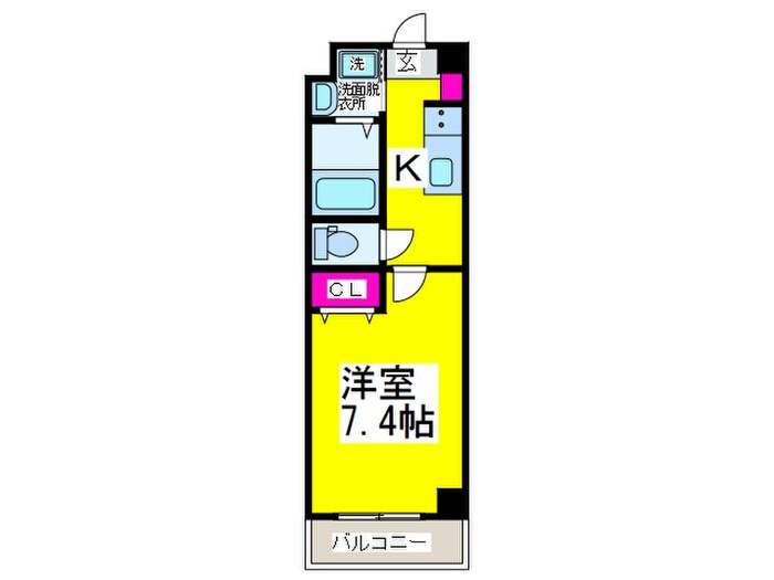 ヴィラペントハウス堺東の物件間取画像