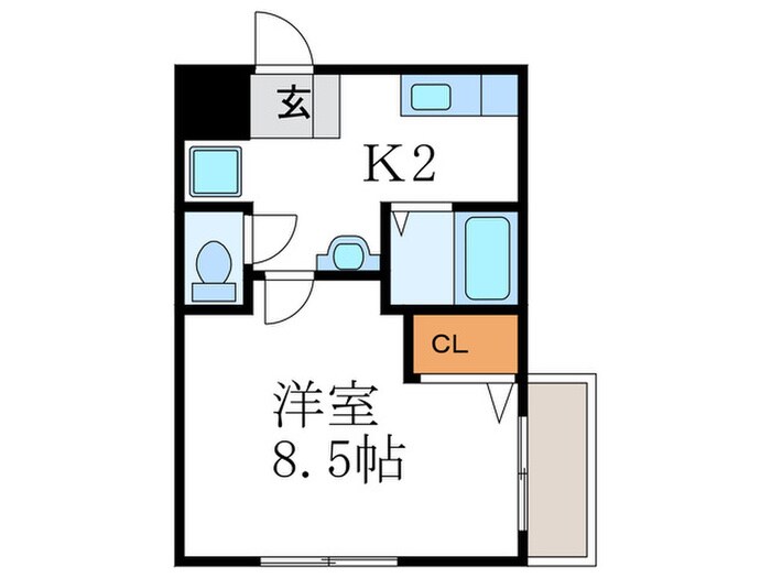 ＶＩＮＧＴ－ＳＥＰＴきぬがさの物件間取画像