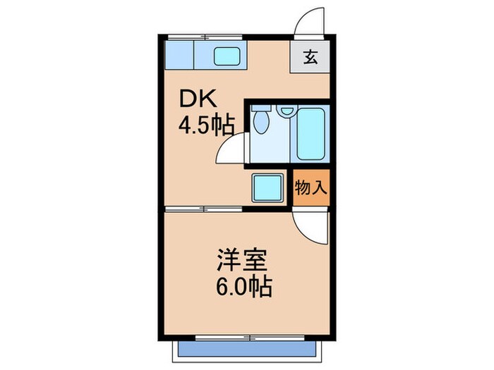 第2植原マンションの物件間取画像