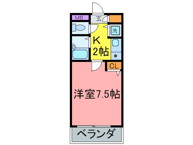 ポンテロッソの物件間取画像