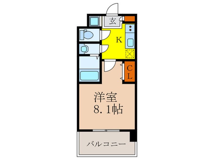 レジディア新大阪の物件間取画像