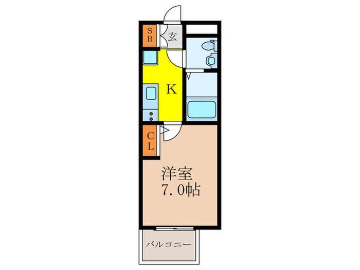 セレニテ三国プリエの物件間取画像