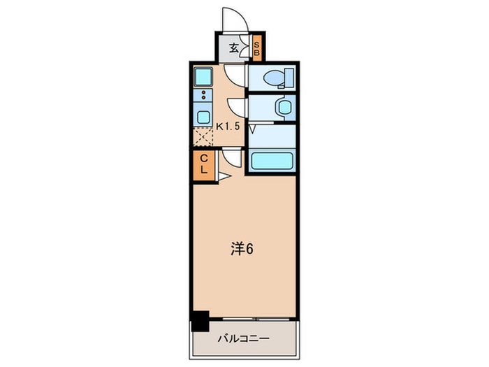 ﾌﾟﾚｻﾝｽ神戸長田ﾏﾘｴﾝﾄ(0404)の物件間取画像