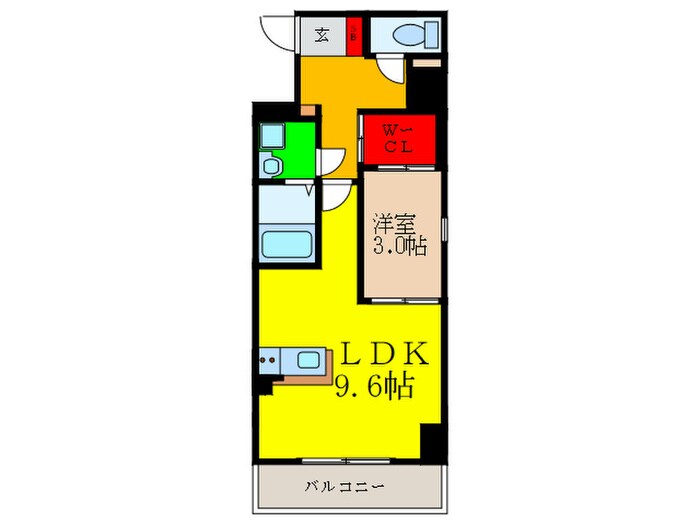 アルカディア茨木中津町の物件間取画像