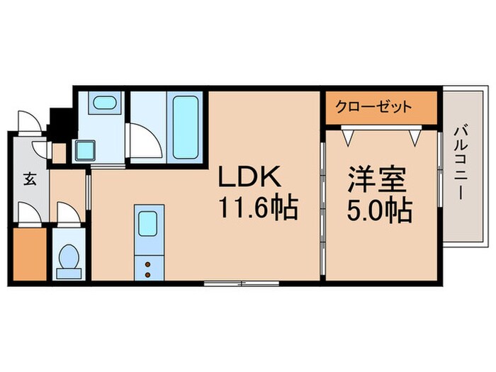 estageo北田辺の物件間取画像