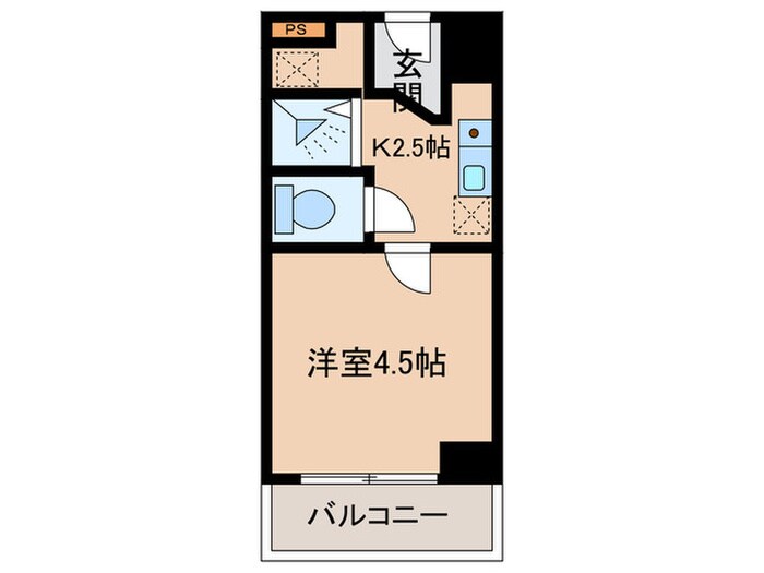 カサベラエステ三宮（７０８）の物件間取画像