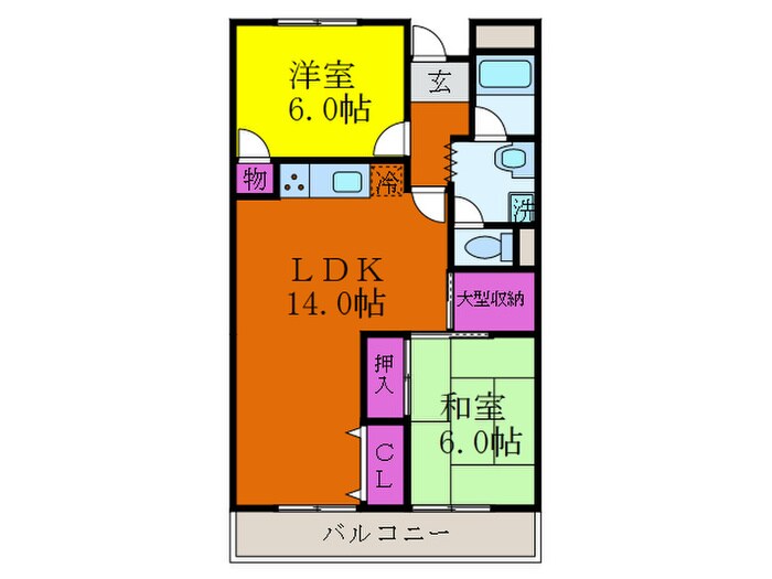 ファミ－ルシ－ダの物件間取画像