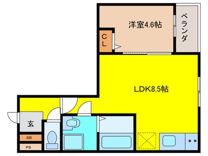 メゾンみけの物件間取画像