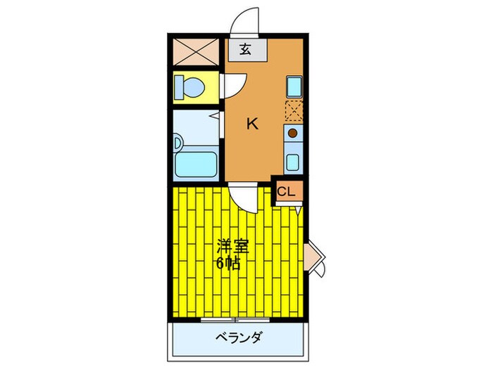 エストマーレ鶴見二番館の物件間取画像