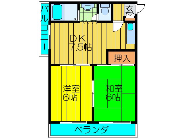 エリータ守口の物件間取画像